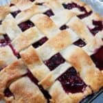 GARDEN HARVEST 2018 lattice top berry pie