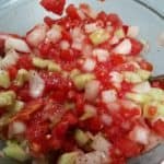 GARDEN HARVEST 2018 tomato cucumber onion salad