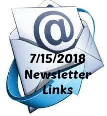 Links from the July 15, 2018 Newsletter