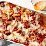 August 19, 2018 newsletter One Pan Meatball & Pepperoni Pasta Bake image