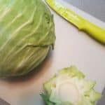 green cabbage yellow knife small