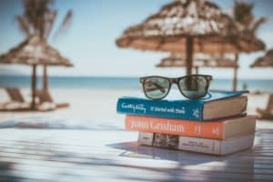 July 2018 Reading list - books at the beach