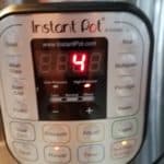 instant pot eggs - instant pot with 4 minutes on timer