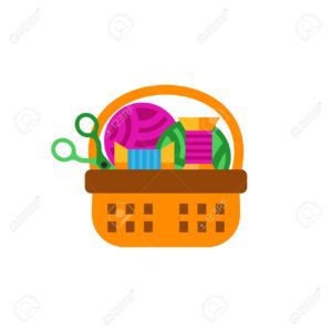 September 1 - 2018 Newsletter a wicker basket full of craft supplies