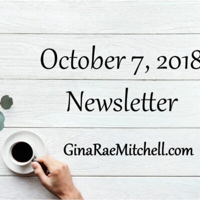 October 7-2018 Newsletter