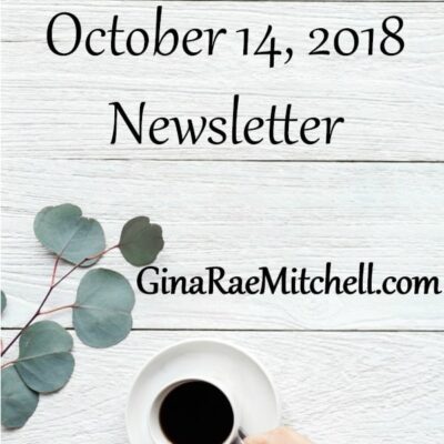 October 14-2018 Newsletter
