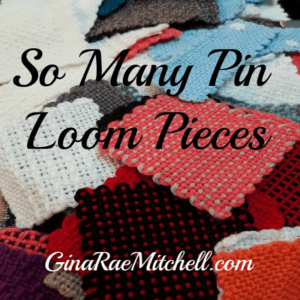 pin loom obsession - pieces of pin loom weaving