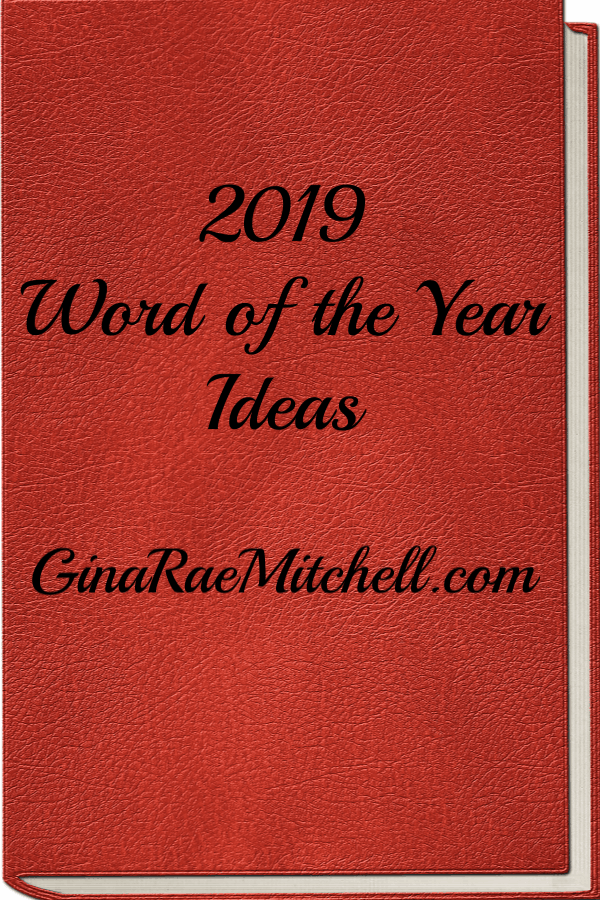 Word of the Year red book with post title