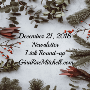 December 21-2018 Newsletter