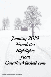 January 2019 Newsletter Highlights Winter Scene Pinterest Short Snow,Trees, Barn. Sled
