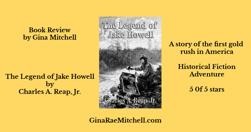 Review - The Legend of Jake Howell Gold background with book cover & blog post title