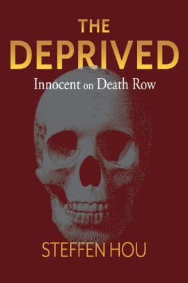 Review - The Deprived by Steffen Hou Book cover red with white skull