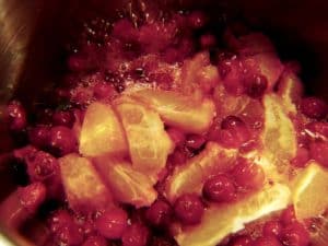Friday Finds October 25, 2019 Cranberry Sauce cooking