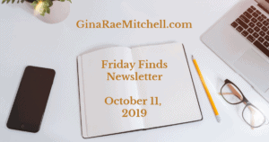 Friday Finds – October 11, 2019