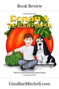 My Year in Books 2019 Review: Ronan and the Alien Pumpkin by Janet Hayes Blog Graphic
