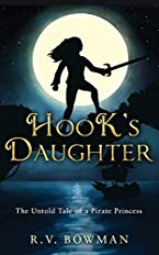 Friday Finds 11/8/19 Image of 3 book covers with a sillouette of Captain Hook's daughter