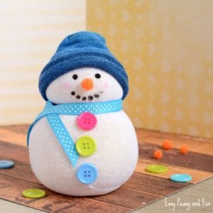 December 20, 2019, Friday Finds DIY sock snowman