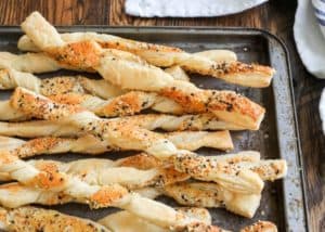 Friday Finds: January 31, 2020 Books-Recipes-Crafts Everything Bagle Cheese straws