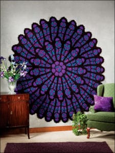 Cathedral Window Afghan Crochet