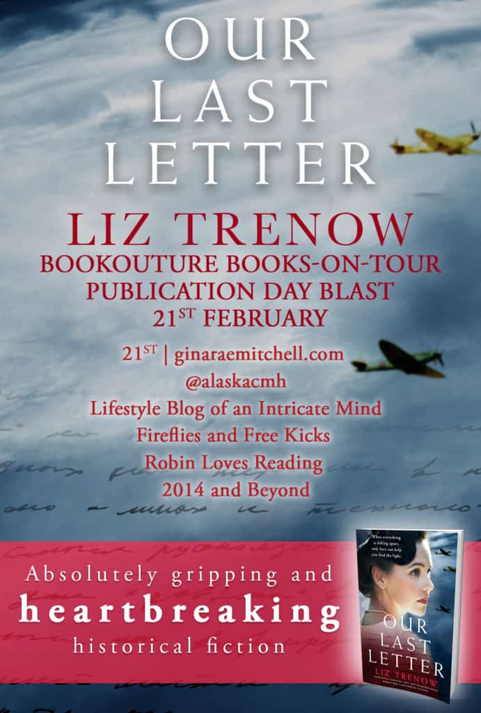 Our Last Letter by Liz Trenow - Blog Tour Graphic