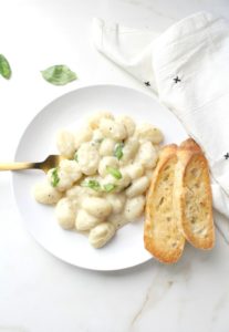 March 27, 2020 - Friday Finds Creamy White Wine Vegan Gnocchi