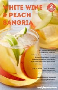 March 20, 2020 Friday Finds white wine peach sangria recipe