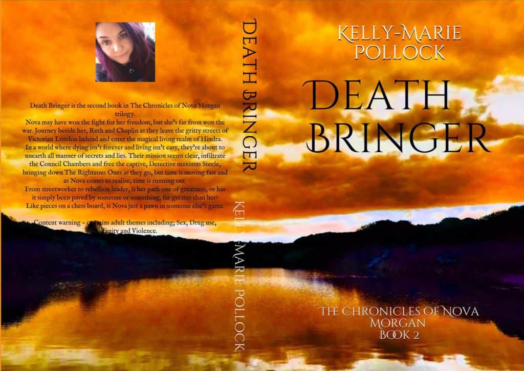 Death Bringer: The Chronicles of Nova Morgan Book 2 by Kelly-Marie Pollock | Cover Reveal