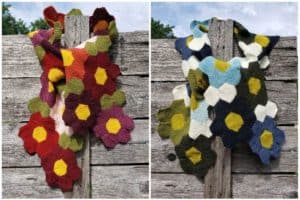 Texas Gabi Flower scarf
