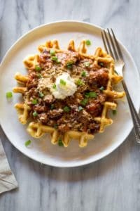 Friday Finds | May 15 - 2020 Cornbread waffles with Chili