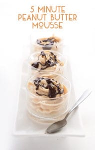 Friday Finds | May 8, 2020 | Keto Peanut Butter Mousse image in shot glasses