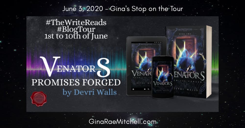 Gina's Friday Finds | June 5, 2020Promises Forged (Venators #2) by Devri Walls - Gina's stop on The Write Reads Book Blog Tour
