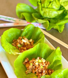 Friday Finds | June 26, 2020 Keto Lettuce Wraps on a white plate