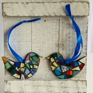 Mosaic Bird Ornament Kit | Friday Finds July 31, 2020