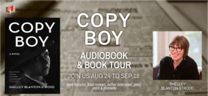Blog tour banner Copy Boy by Shelley Blanton-Stroud
