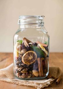 image potpourri in a clear jar - Friday Finds | October 16, 2020