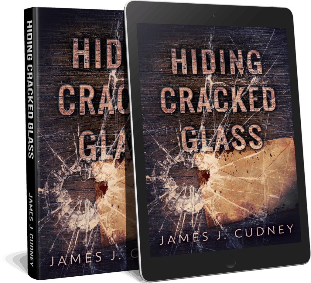 Blog graphic - Hiding Cracked Glass by James J. Cudney