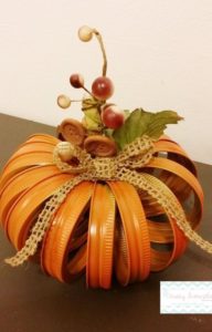 Mason Jar Lid Pumpkin Image for Friday Finds | November 20, 2020