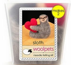 Needlefelt Sloth heart kit - Friday Finds | January 29, 2021