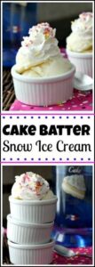 Friday Finds Roundup 2-12-21 |Cake Batter Snow Ice Cream from Snappy Gourmet