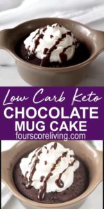 image - Low Carb Keto Chocolate Mug Cake