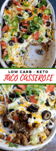 Low Carb - Keto Taco Casserole image