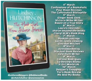 The Hat Girl From Silver Street by Lindsey Hutchinson Full Tour Banner