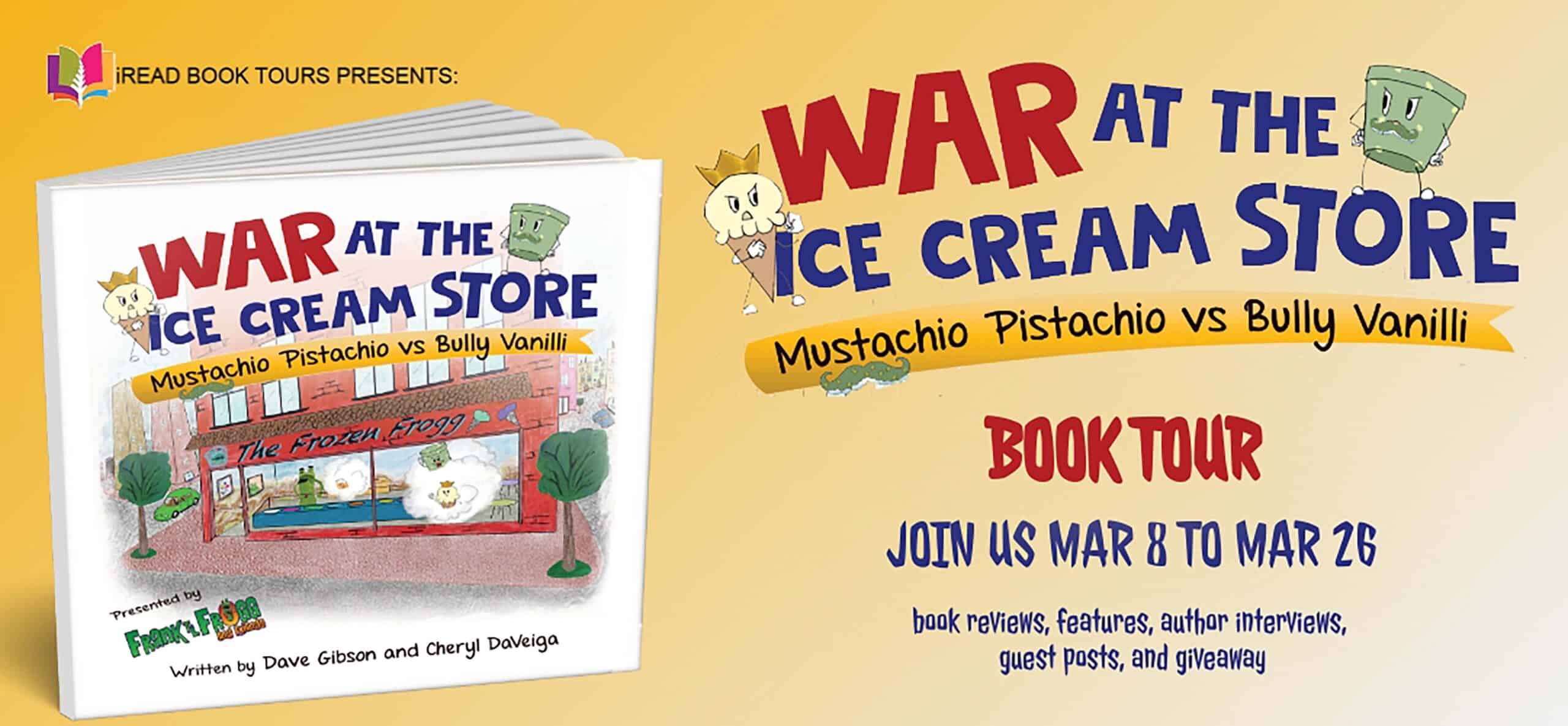 War at the Ice Cream Store by Dave Gibson and Cheryl DaVeiga | Review - Giveaway