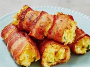 Bacon, Egg Cheese Roll Ups