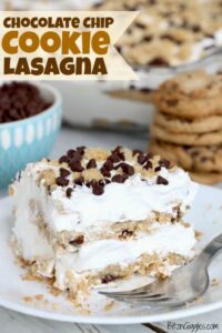 Chocolate Chip Cooie Lasagna from Bits & Giggles image