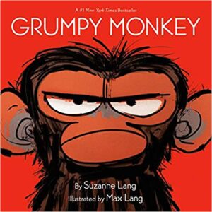 Friday Finds Roundup | April 23 - 2021 - Grumpy Monkey by Suzanne Lang cover image