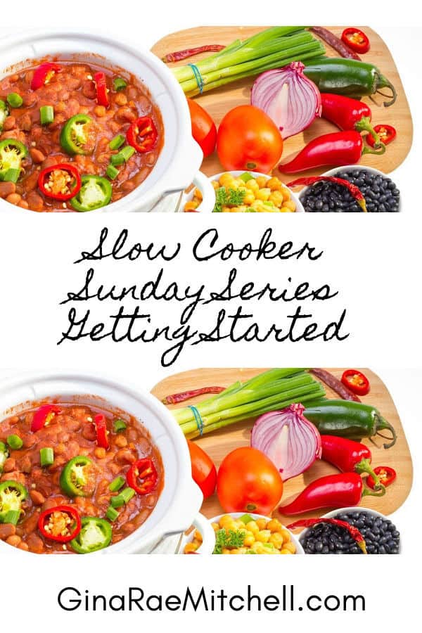 Slow Cooker Sunday Series - Getting Started Pin image