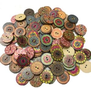 Vintage Wood Buttons