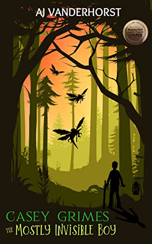 The Mostly Invisible Boy (Casey Grimes #1) by AJ Vanderhorst book cover image