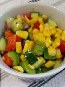 Friday Finds July 23, 2021 - Summer Corn & Cucumber Salad